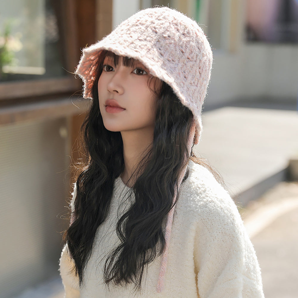 Women Self Design Beanie