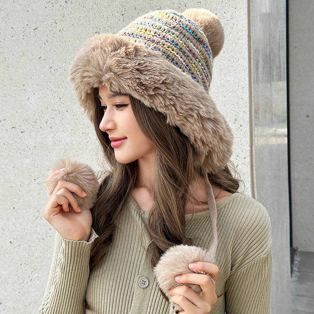Women Self Design Beanie