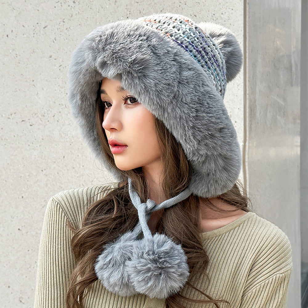 Women Self Design Beanie Caps