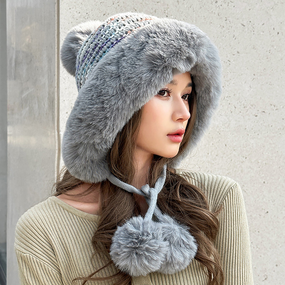 Women Self Design Beanie Caps