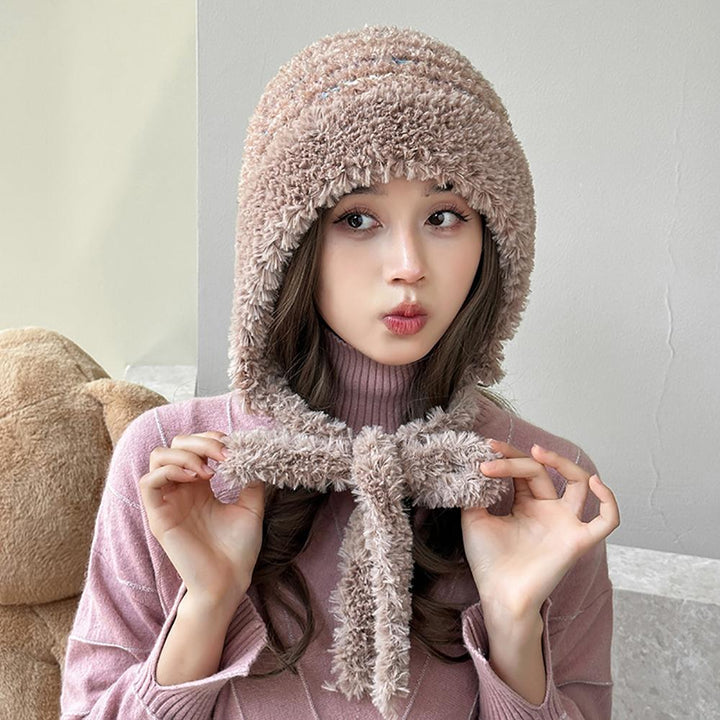Women Self Design Beanie