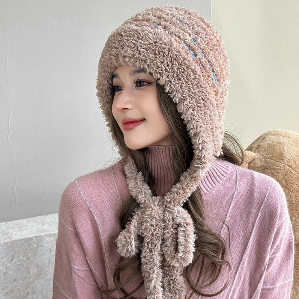 Women Self Design Beanie