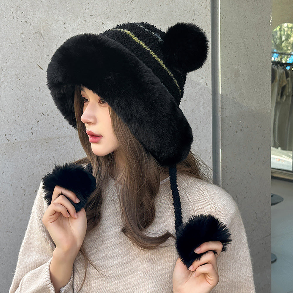 Women Self Design Beanie