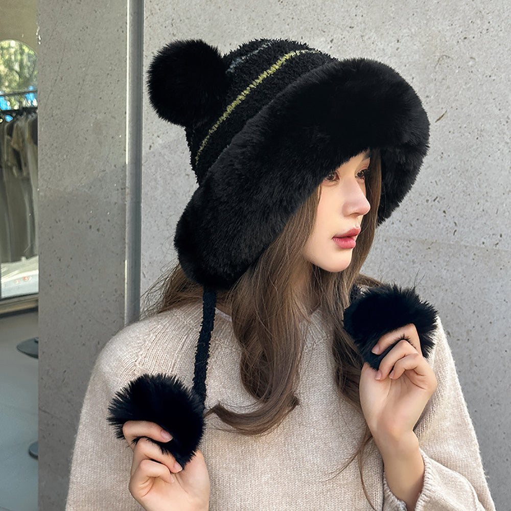 Women Self Design Beanie