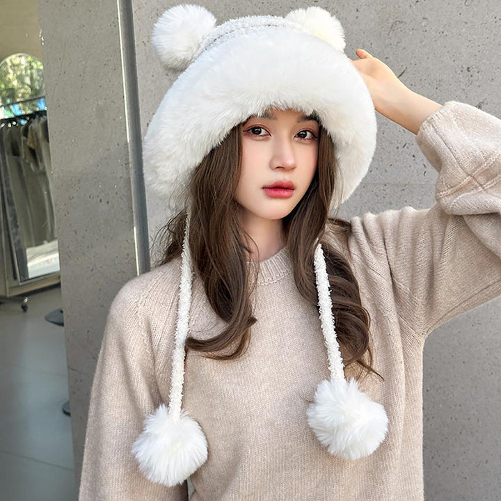 Women Self Design Beanie Caps