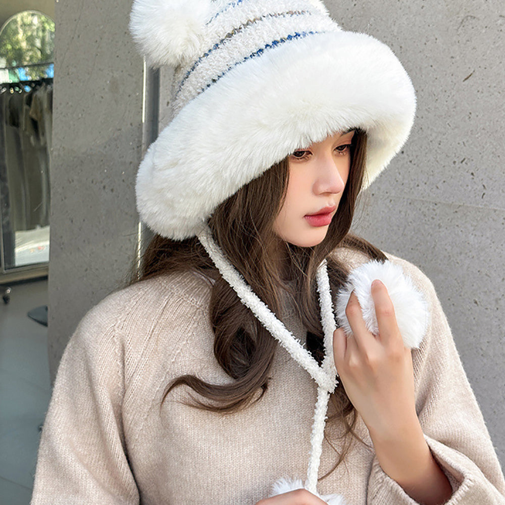 Women Self Design Beanie Caps