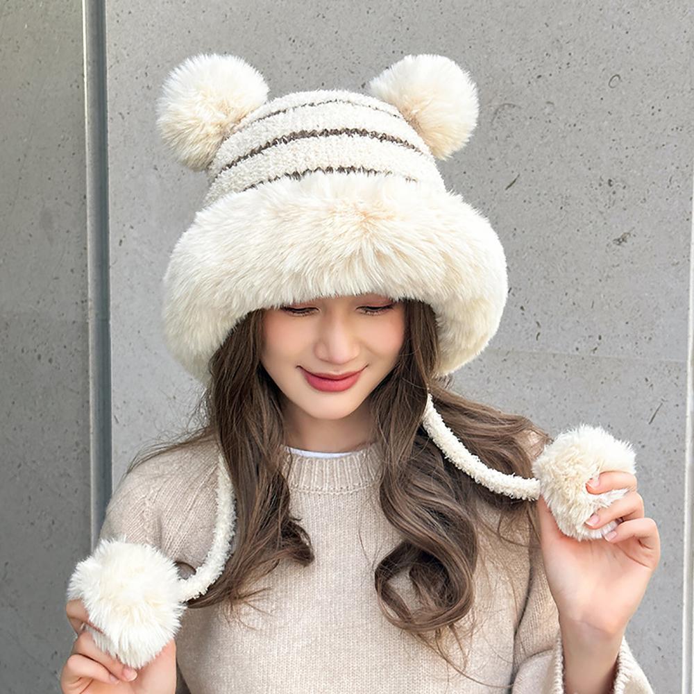 Women Winter Acrylic Beanie
