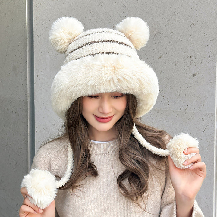 Women Winter Acrylic Beanie