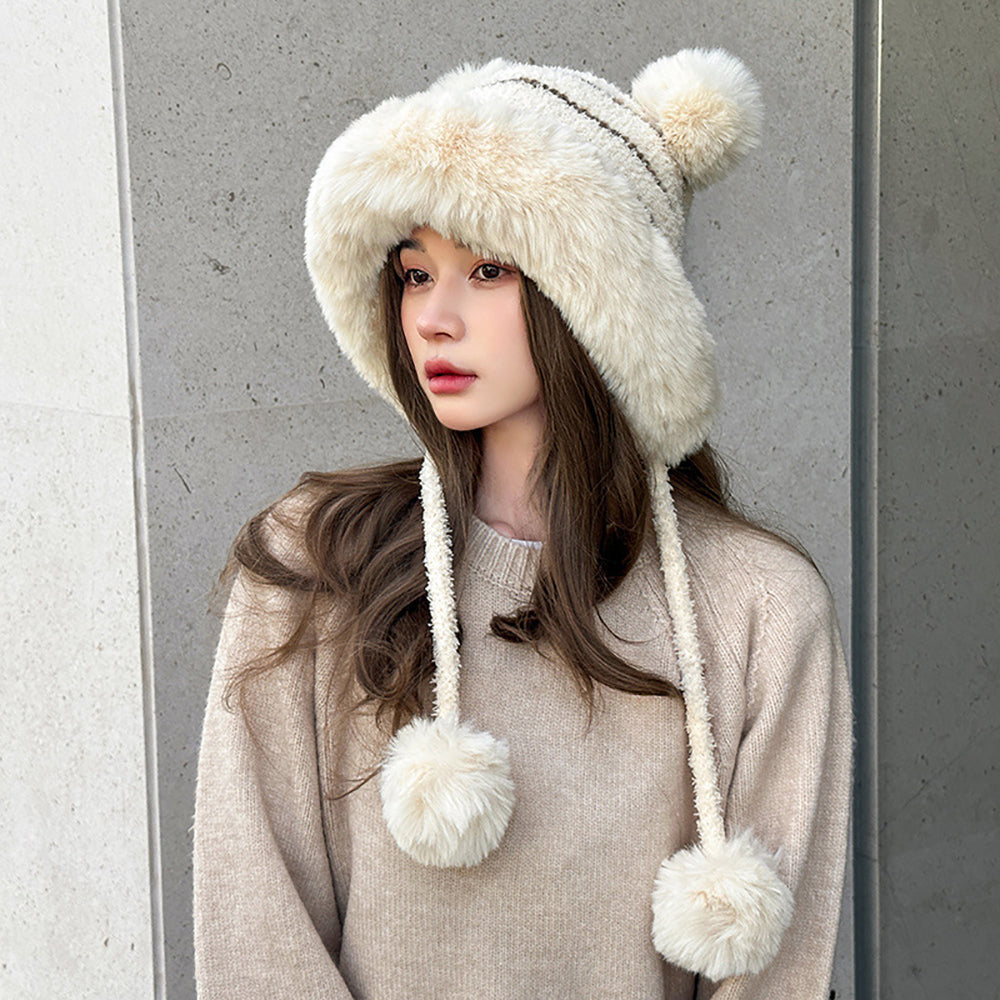 Women Winter Acrylic Beanie