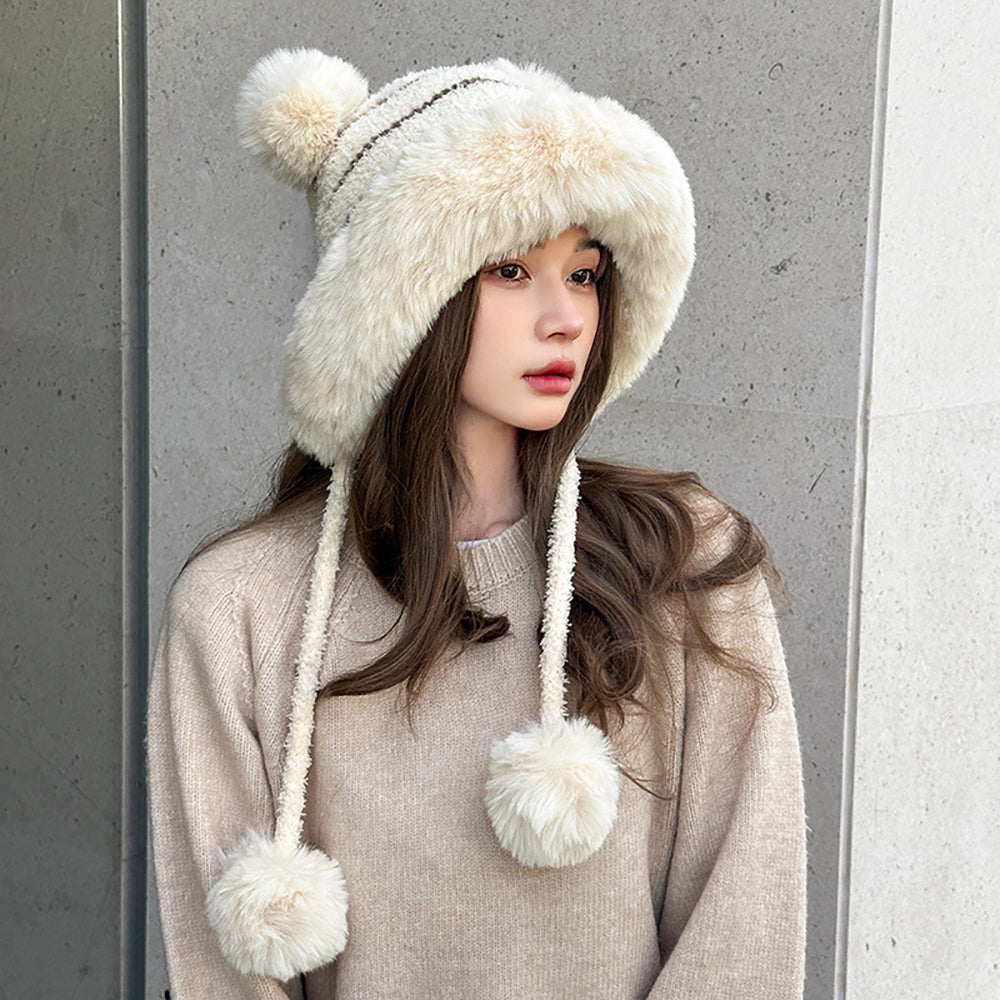 Women Winter Acrylic Beanie