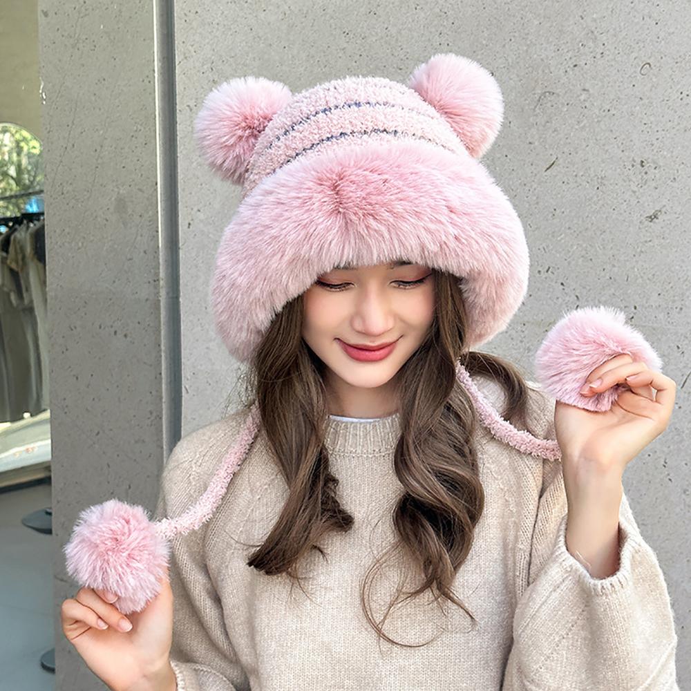 Women Self Design Beanie