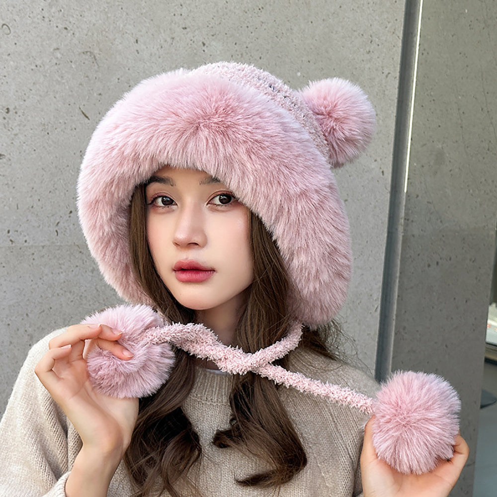 Women Self Design Beanie