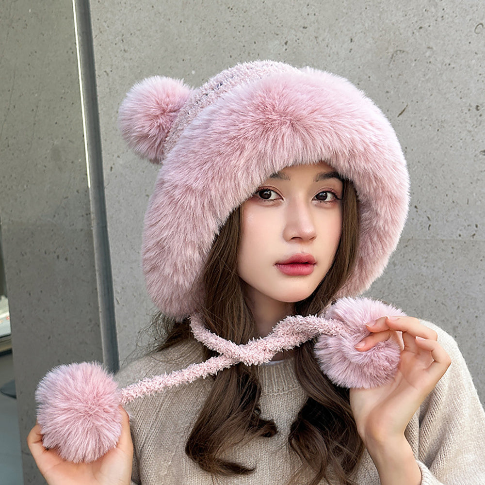 Women Self Design Beanie