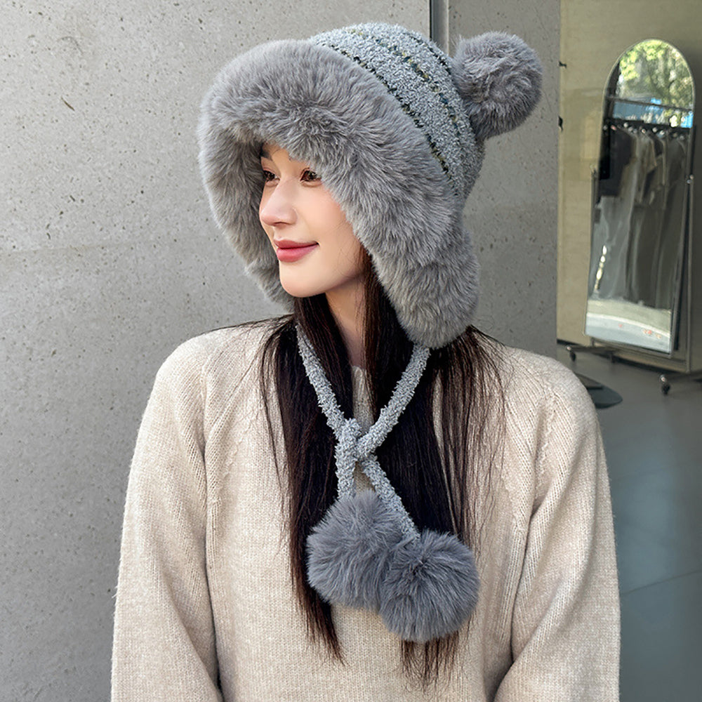 Women Self Design Beanie