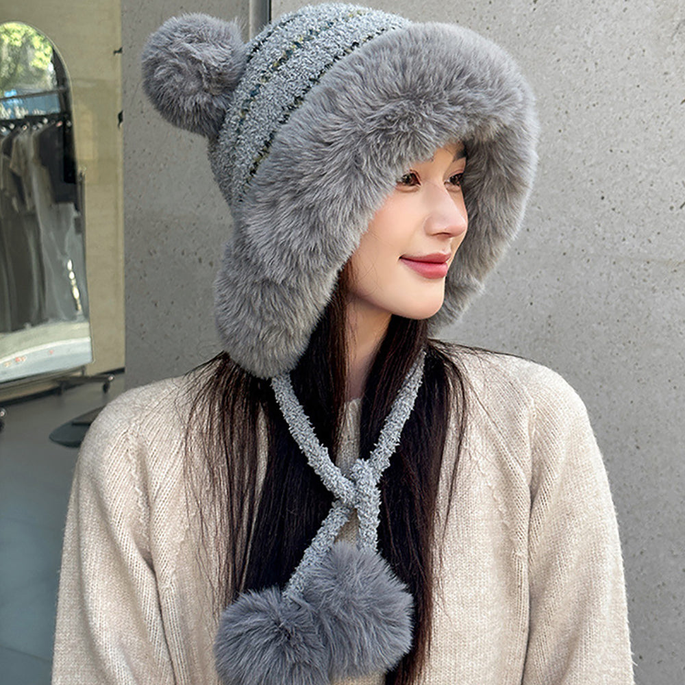 Women Self Design Beanie
