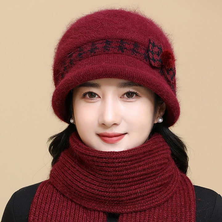 Women Self Design Beanie
