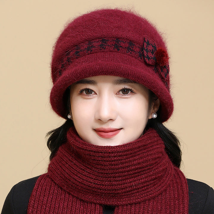 Women Self Design Beanie