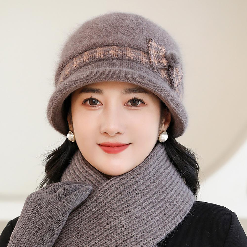 Women Self Design Beanie