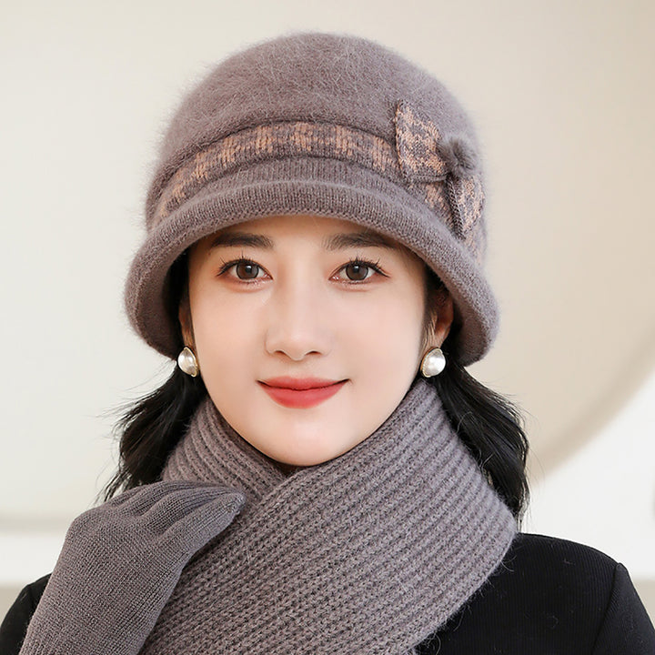 Women Self Design Beanie