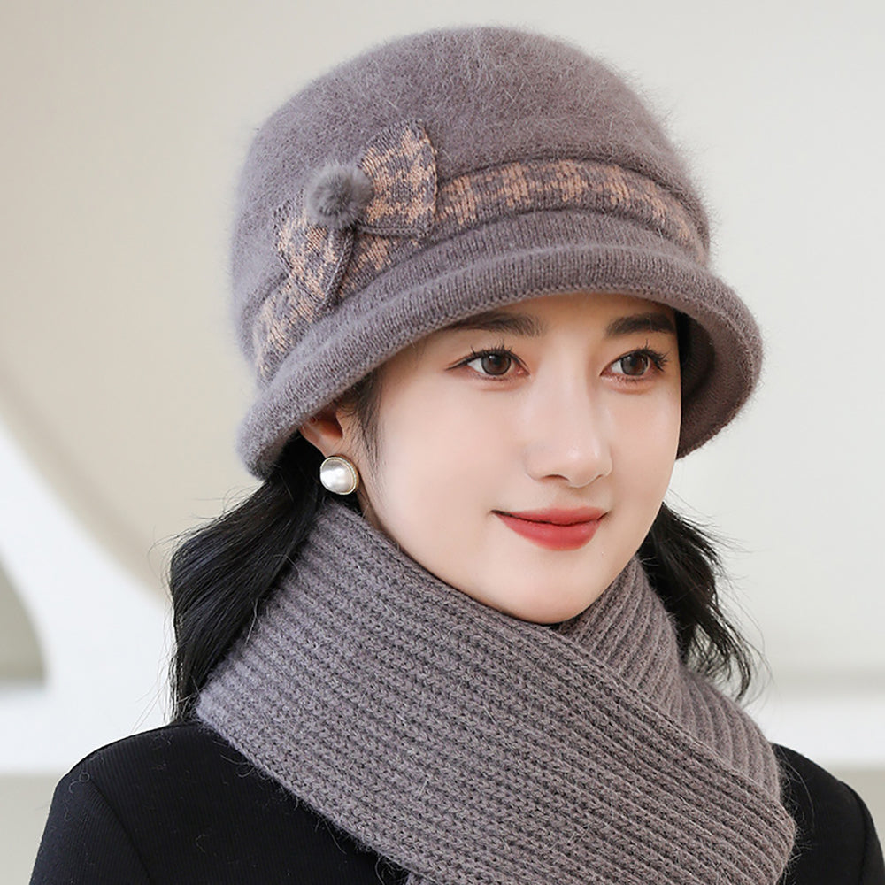 Women Self Design Beanie