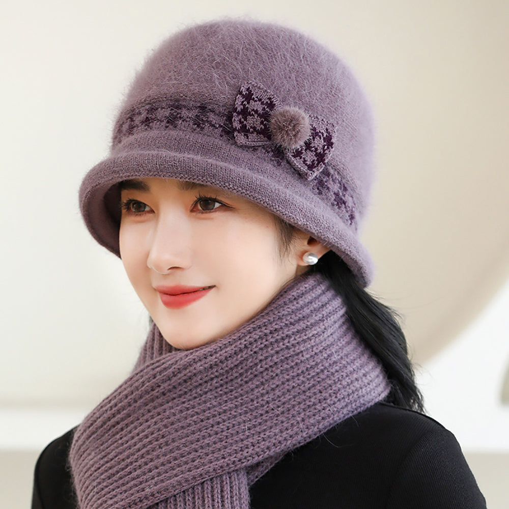 Women Self Design Beanie