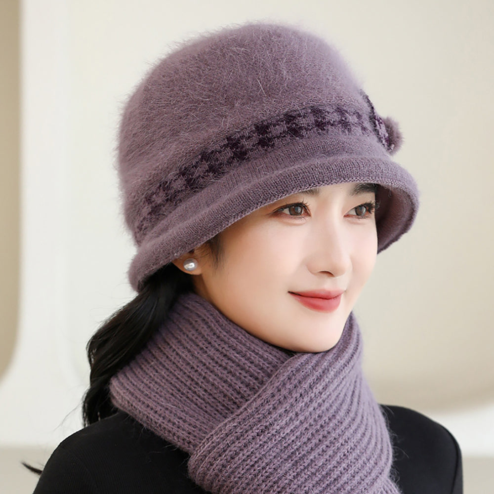 Women Self Design Beanie