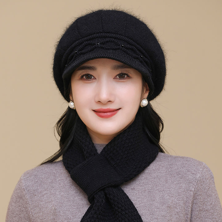 Women Self Design Visor Cap