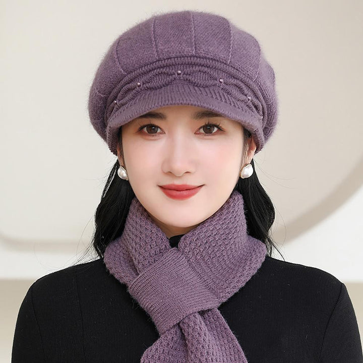 Women Self Design Beanie