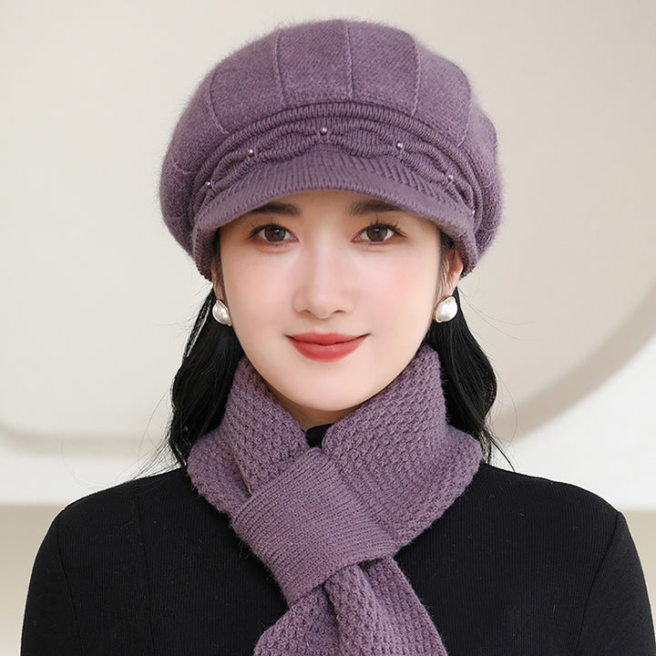 Women Self Design Beanie
