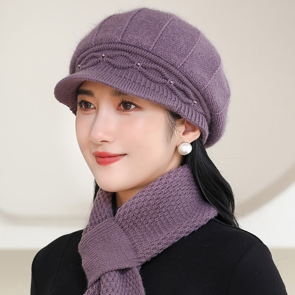 Women Self Design Beanie