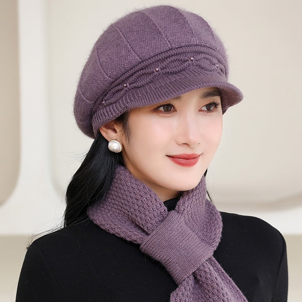Women Self Design Beanie