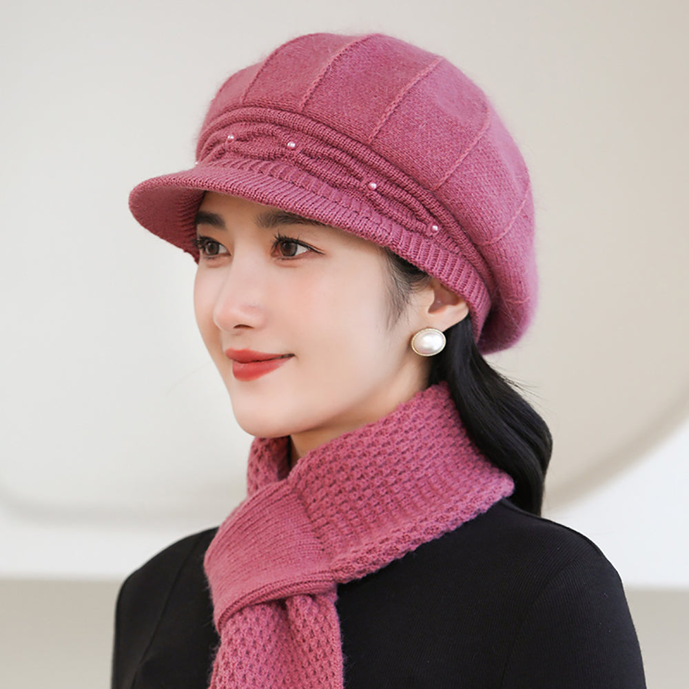Women Self Design Beanie