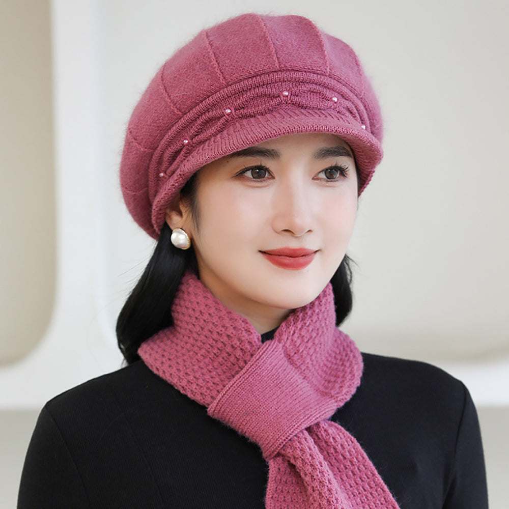 Women Self Design Beanie