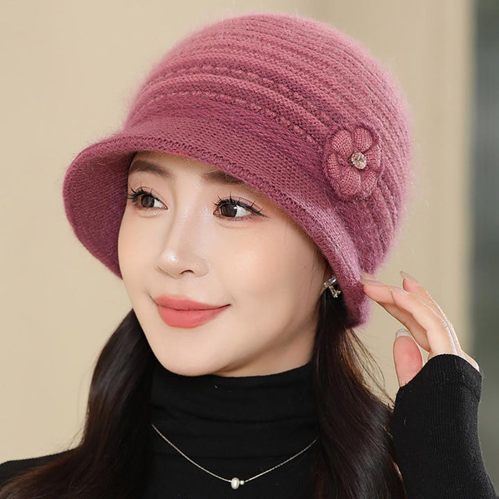 Women Self Design Beanie