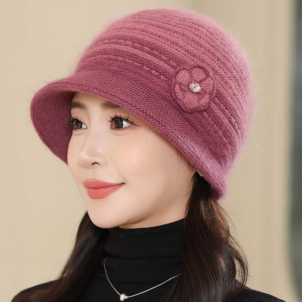 Women Self Design Beanie