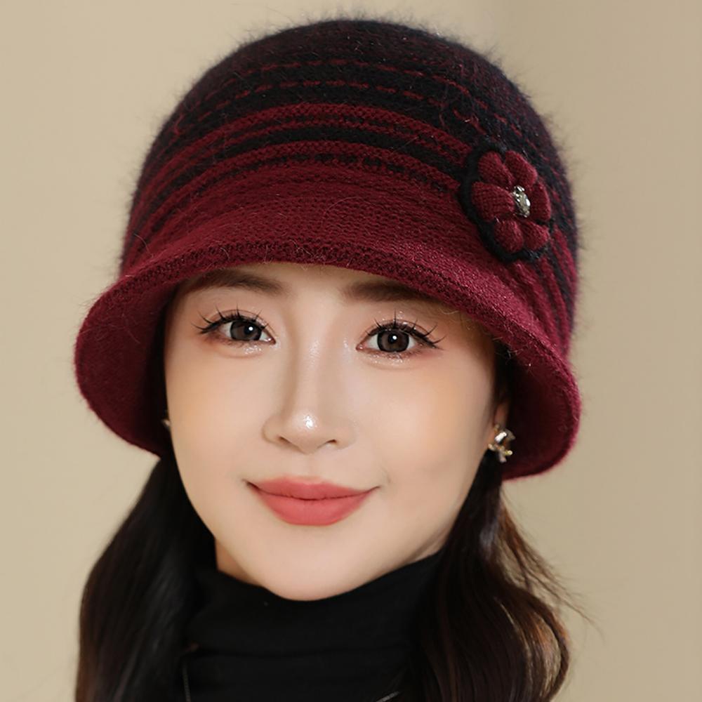 Women Self Design Beanie