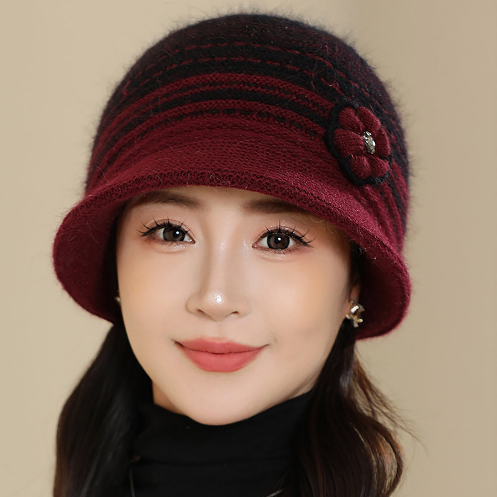 Women Self Design Beanie