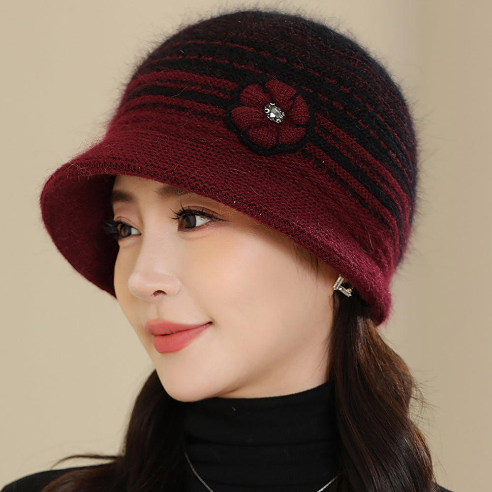 Women Self Design Beanie