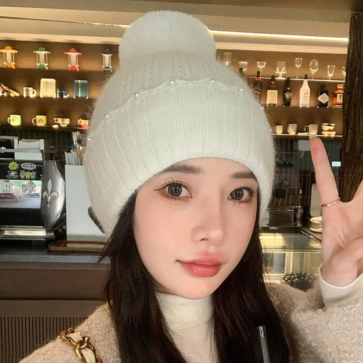 Women Self Design Beanie