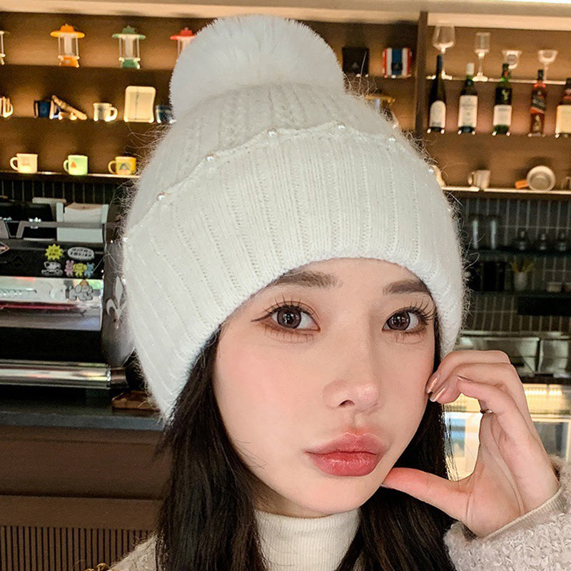 Women Self Design Beanie