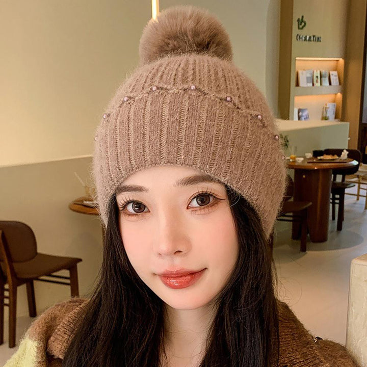 Women Self Design Beanie