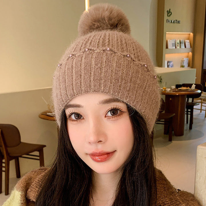 Women Self Design Beanie