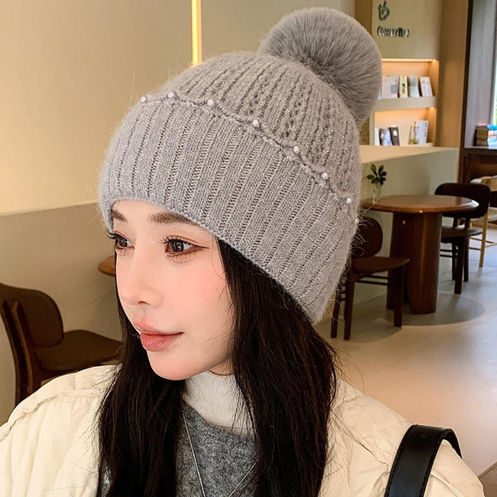Women Self Design Beanie