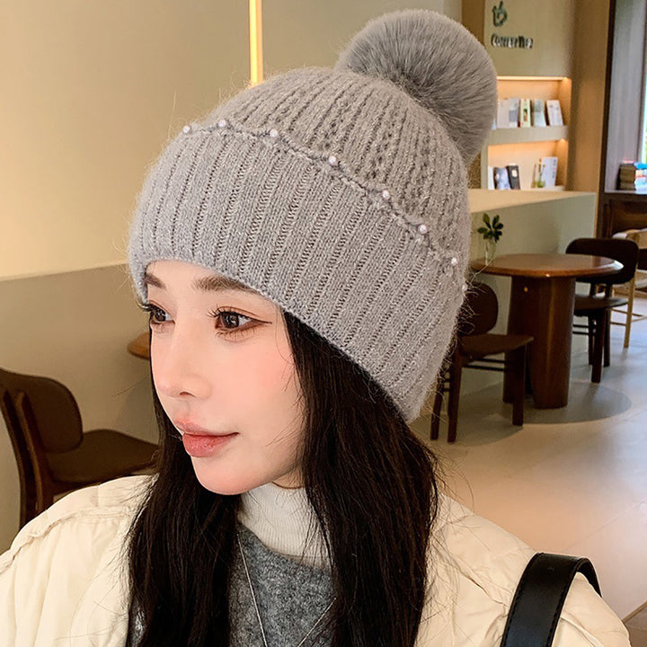 Women Self Design Beanie