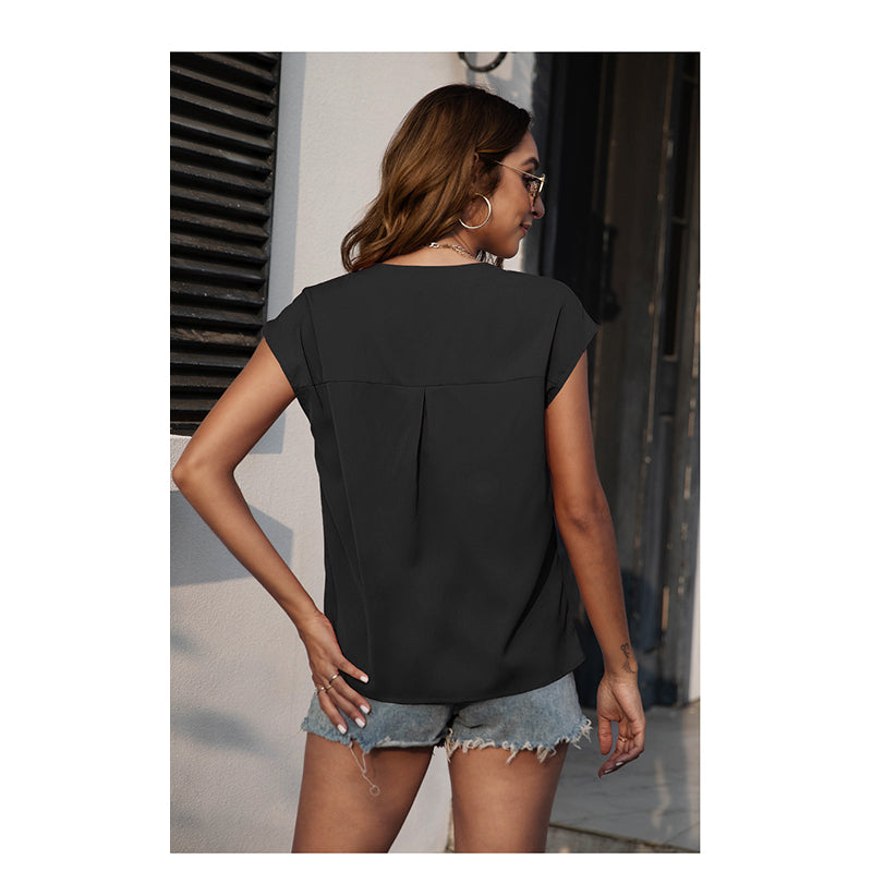 Black Extended Sleeves Top