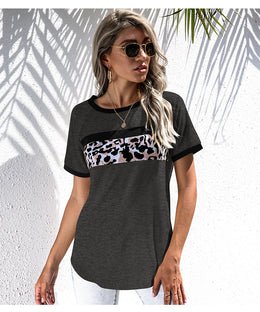 Women Black Print Top