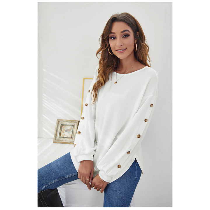 Women White Pullover