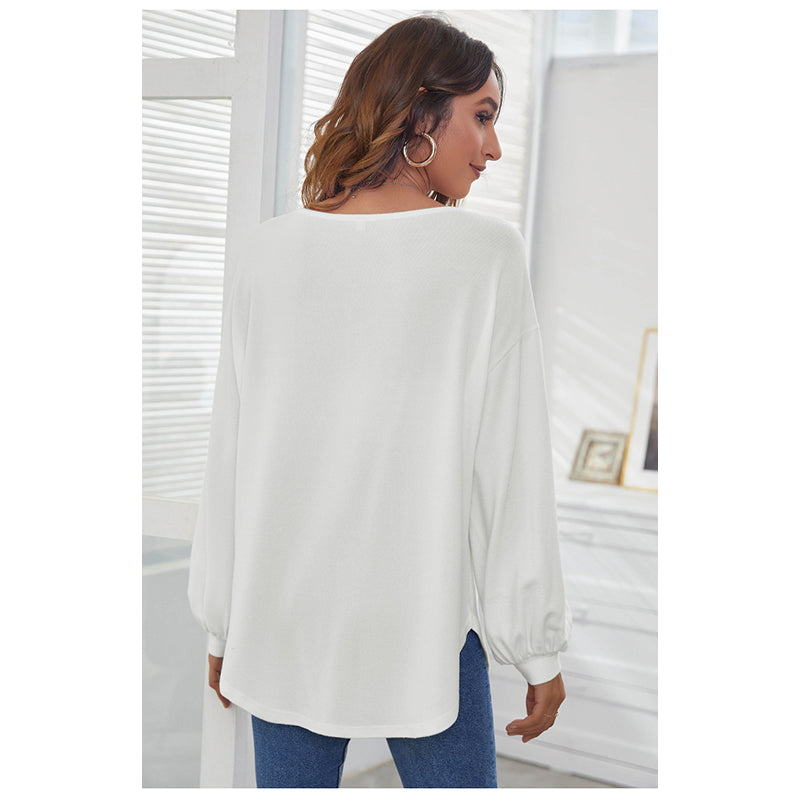Women White Pullover