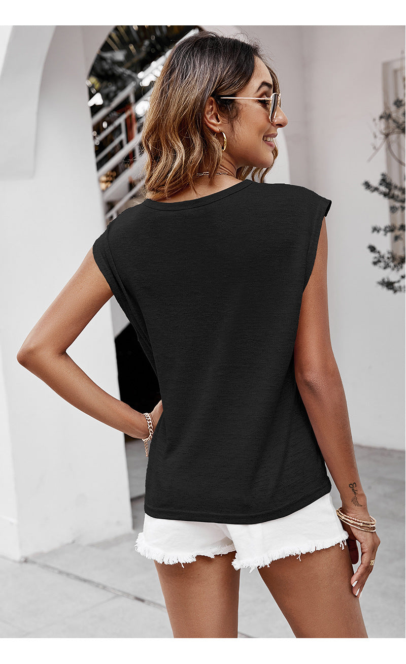 Black Extended Sleeves Top