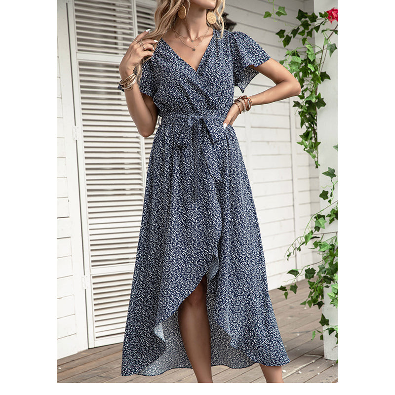Floral Printed Fit & Flare Dress